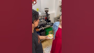 Stack Tulip (Latteart) | Free Pour | Demonstration to Student | Like and Subscribe for more video…