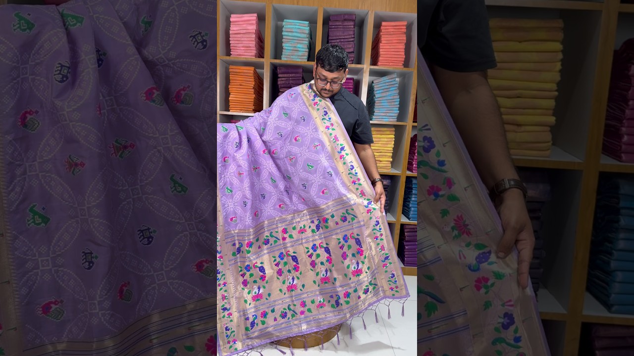Bandhani Patola Silk Paithani Saree