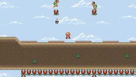 SMBX custom level "Rapid Ridge" by 8luestorm