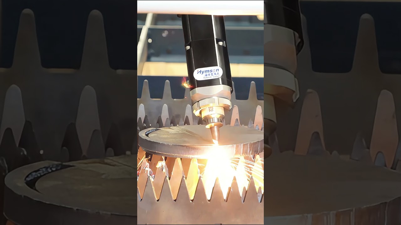 Hymson Bevel Cutting#bevelcutting #metallasercut #fiberlasercuttingmachine #lasercutting