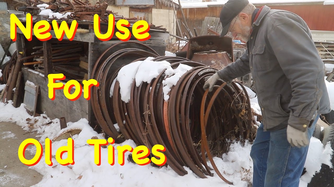 A Creative Use For Old Wagon Tires Engels Coach Shop YouTube
