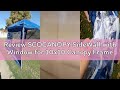 Review SCOCANOPY SideWall with Window for 10x10 Canopy Frame, 2 Pcs Sunwalls Only,White