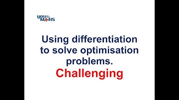 Differentiation : A Challenging Optimisation Problem