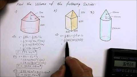 419GM  Volume of Combined Solids