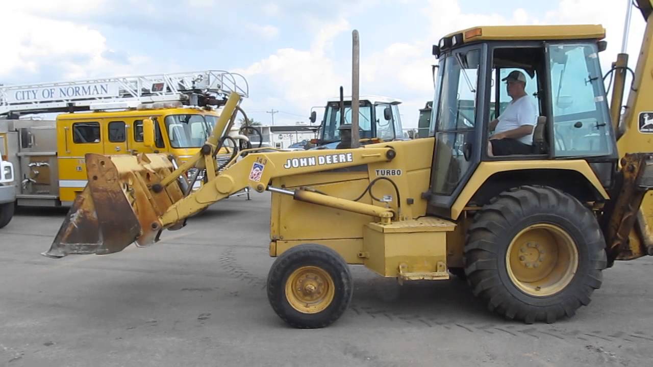 1993 John Deere 410d Backhoe Youtube