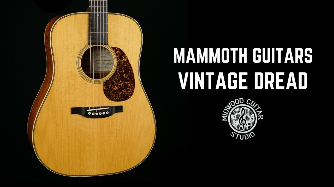Mammoth Guitars (Dana Bourgeois) Vintage Dreadnought | Midwood Guitar Studio