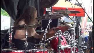Job For A  Cowboy Drum Cam Jon " The Charn" Rice Mayhem Fest Entombment Of A Machine