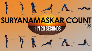 108 Suryanamaskar ll 1 Suryanamaskar in 20 ll seconds || cardio || Endurance  l| Aerobics ||