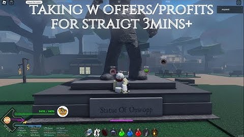 Getting w offers/profits  for 3min straight  -  Project slayer