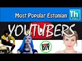 Top 10 Most Popular ESTONIAN YouTubers of 2020 | Most Subscribed Channels