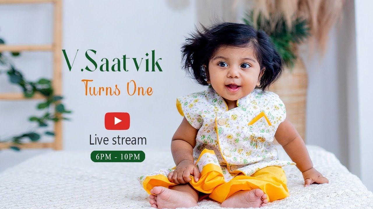 V Saatvik Turns One 11 09 2023 6 30 Pm Mirth Banquet Hall Anna V Saatvik Turns One 11 09 2023 6 30 Pm Mirth Banquet Hall Anna