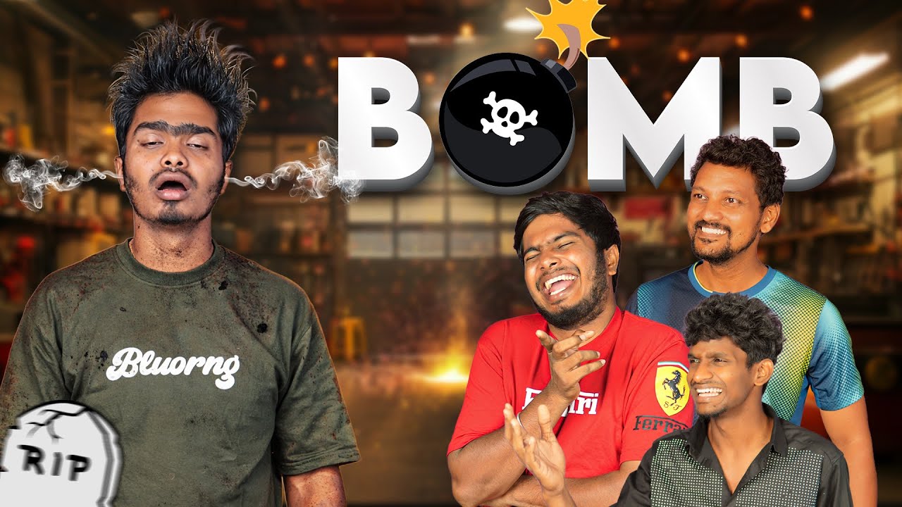 RIP 🪦- Harish 😂🤣 | Don’t eat - BOMB challenge 💣💥