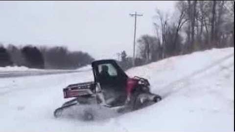 2014 Polaris Ranger 900 with tracks