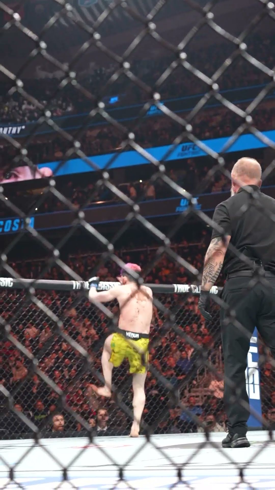 Melquizael Costa gets the GILLY! ? #ufcseattle