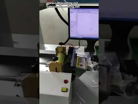 Laser Typing and Coding Pipe Cutting Machine for Heat Shrink Tubing