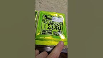 Cuerdas Ernie Ball reales versus réplicas falsas chinas