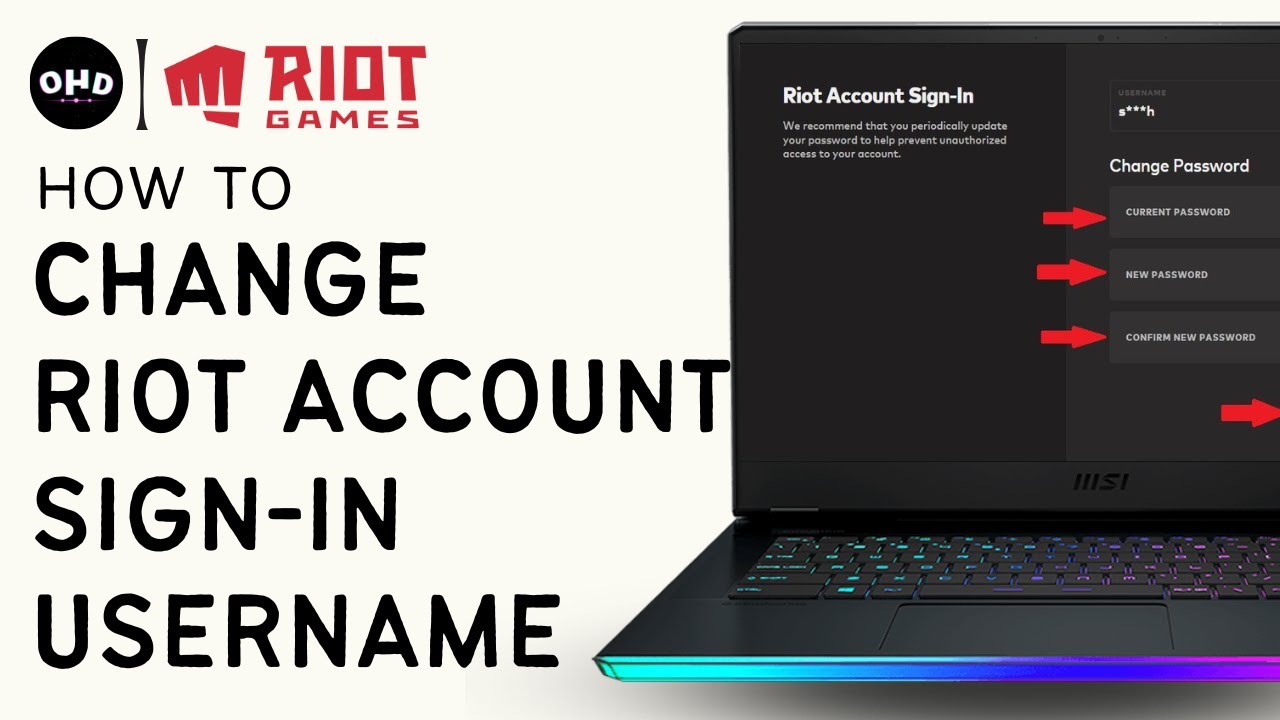 How To Change Riot Account Sign In Username (2023) 