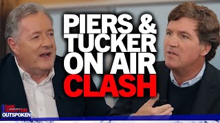 Tucker Carlson & Piers Morgan in furious on air clash about destruction of UK: 