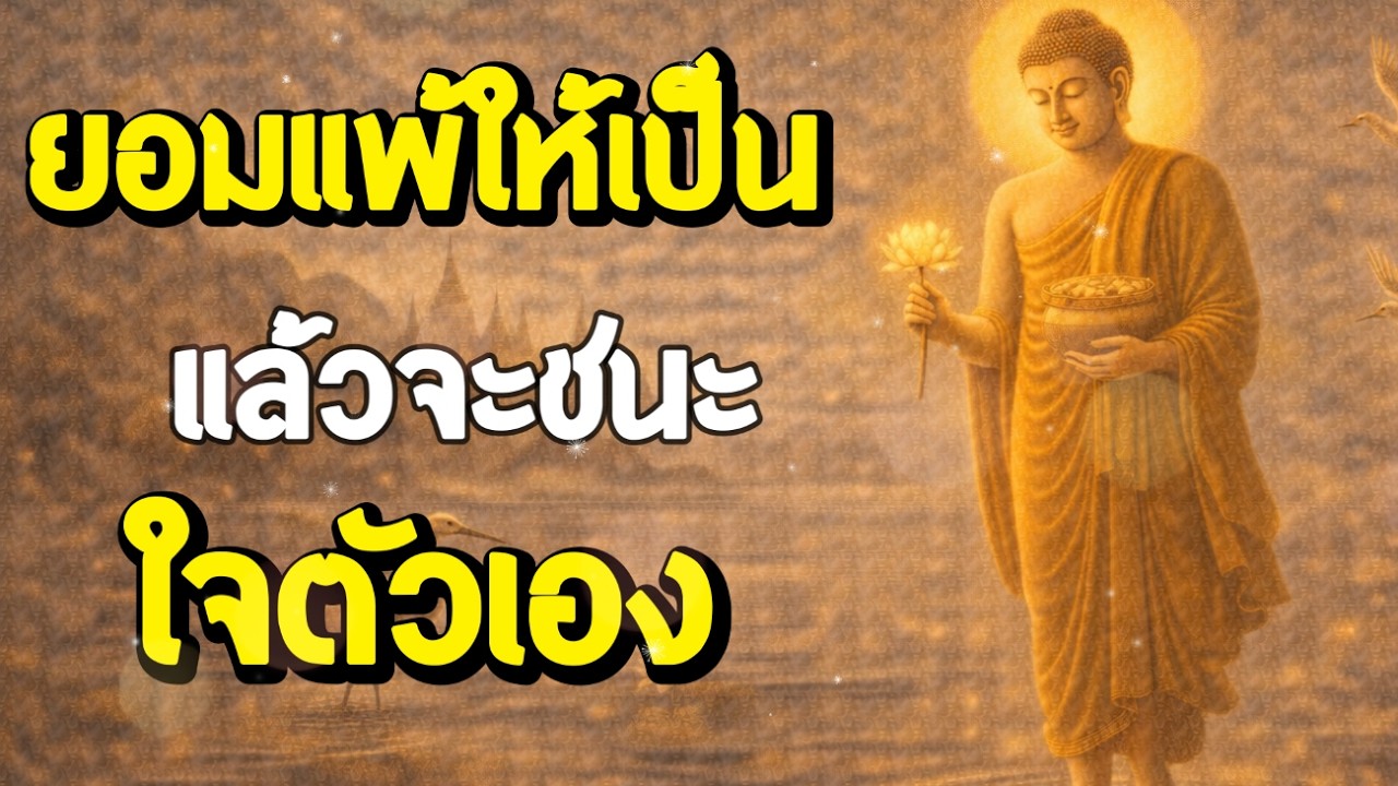 ฟังธรรมะสอนใจ : Ep309 | ยอมแพ้ให้เป็น แล้วจะชนะใจตัวเอง