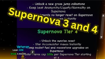 Getting Supernova Tier 3-4 Grass Cutting Incremental - Roblox