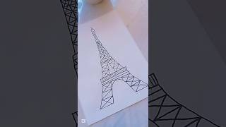Easy Eiffel Tower Drawing Step-By-Step Tutorial For Beginners