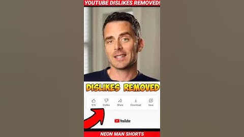 YOUTUBE DISLIKES REMOVED! - WHY? | YouTube New Update | #shorts