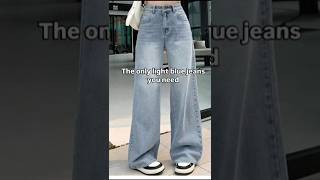 The only light blue jeans you need ✨#fypシ #outfit #ootd #jeans #styleinspo #meeshohaul #outfitinspo
