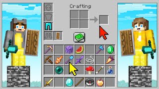 Minecraft Pillars, but our INVENTORY is SHARED...