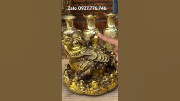 Cóc ngậm tiền #đồđồngnguyễnnghi #đồđồngxưa #phongthuy #trendingshorts #đồcổ