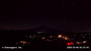 ふもとっぱら 富士山ライブ配信 のライブ映像
