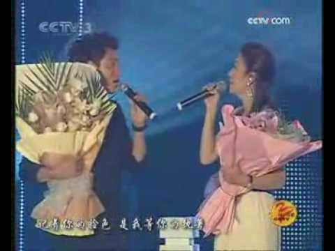 Vicki ZhaoWei  ChenKun singing Painted Heart