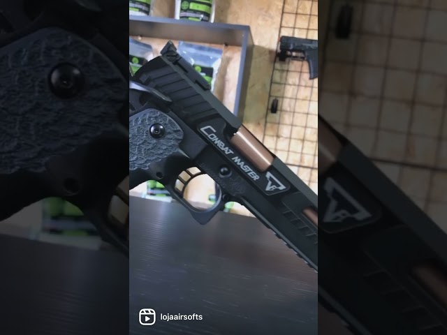 PISTOLA AIRSOFT AMORER WORKS - STI Combat Master John Wick - A Melhor de Todas