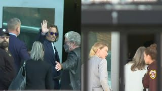 Johnny Depp, Amber Heard arrivent au tribunal pour le début du procès en diffamation | AFP Images