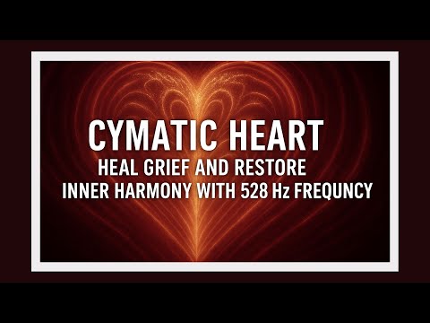 Cymatic Heart 🎵 Emotional Coherence 💗 Heal Grief and Restore Inner Harmony with 528 Hz Frequency