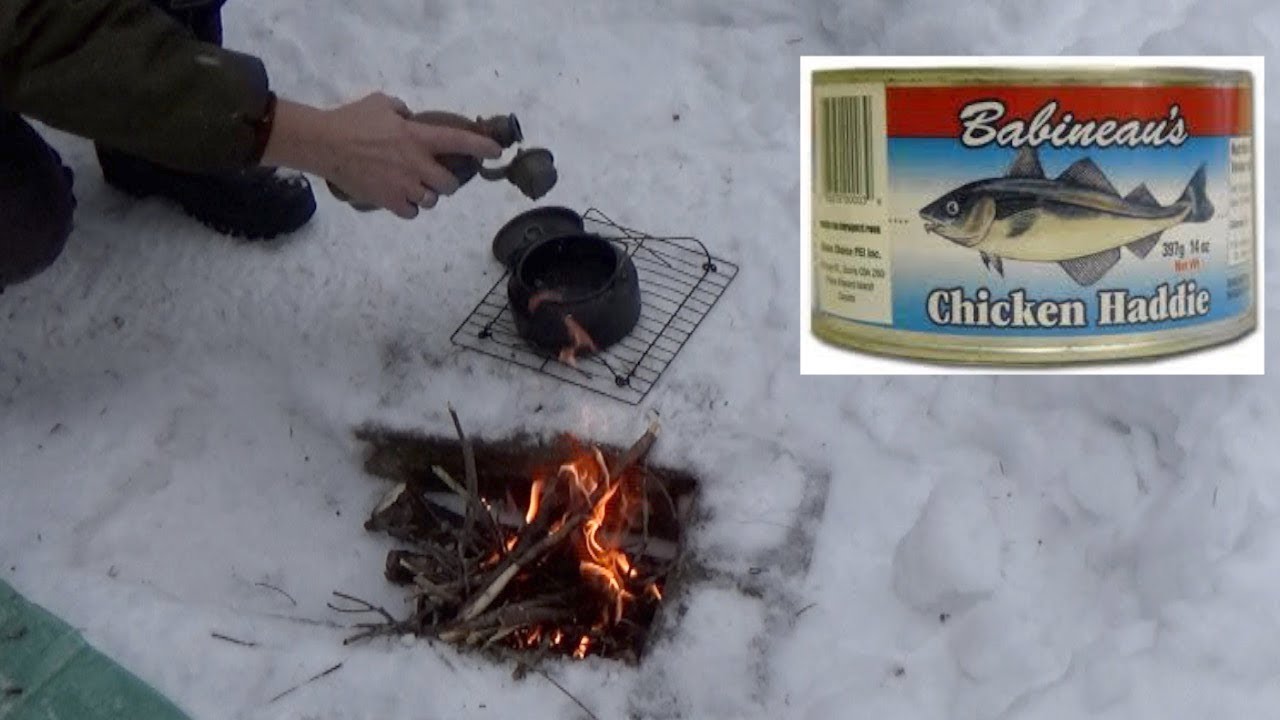 A Day In The Snow And Chicken Haddie For Lunch Youtube
