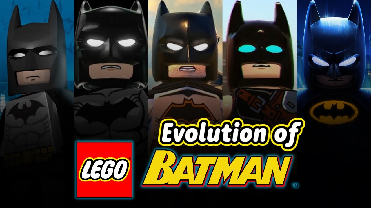 История эволюции Брюса Уэйна (Lego Batman) в играх (2008–2026)
