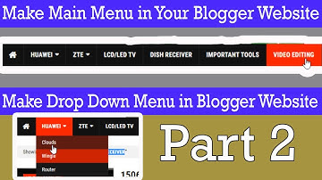 How set Main Menu in your blogger website | Earn Money Fast with blogger in 2022 | Youtubians