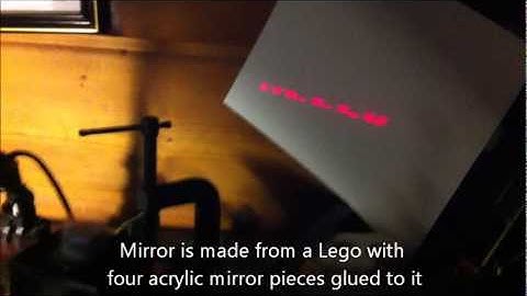 Arduino Powered Laser "Projector"