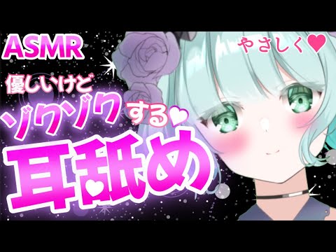 【ASMR耳舐め】優しいけど、ゾクゾクしちゃう耳舐め💜【新人Vtuber】earlicking and more....💜