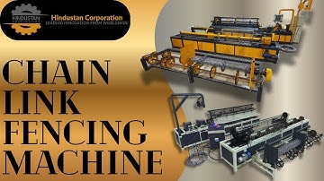 Automatic chain link fence machine. (Single wire). Model no. F 30S Pro