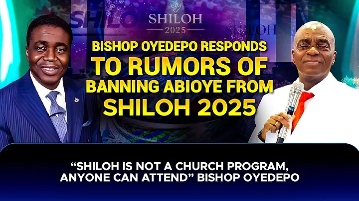 Bishop David Oyedepo Responds To Rumors Of Banning Bishop Abioye From Shiloh 2025#bishopdavidoyedepo