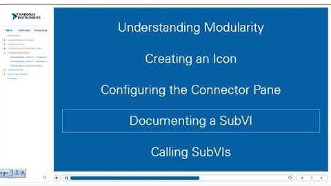 LabVIEW NXG Core 1: 12 REUSING CODE SUBVIS