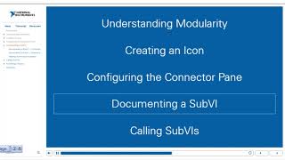 LabVIEW NXG Core 1: 12 REUSING CODE SUBVIS