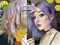How I went from pink to purple/periwinkle hair