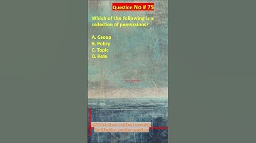 AWS Solutions Architect Associate Certification Practice Questions | Question No. 75 #aws #shorts