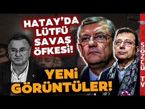 Hatay'ın Lütfü Savaş Öfkesi Dinmedi! Halktan Zar Zor Kaçtı! İşte Yeni Görüntüler