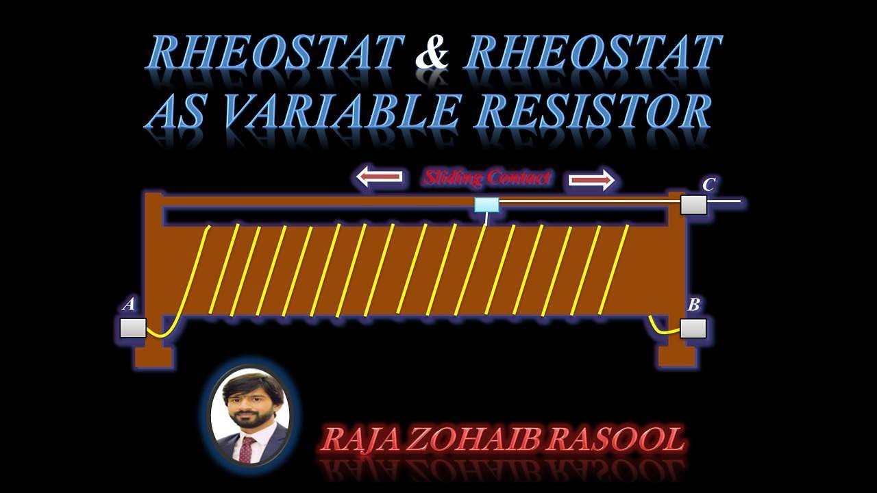 RHEOSTAT & RHEOSTAT AS VARIABLE RESISTOR || FSc Physics - YouTube