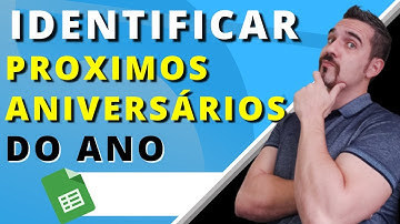 Como Puxar os Próximos Aniversários do Ano no Google Sheets | Planilhas Google