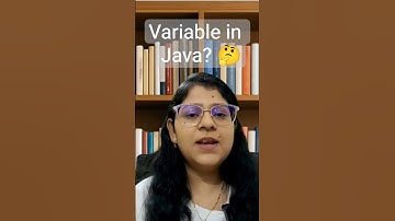 Variable in Java Explained | #Shorts