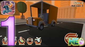 Turbo Dismount: Gameplay Walkthrough Part 1 (iOS, Android)